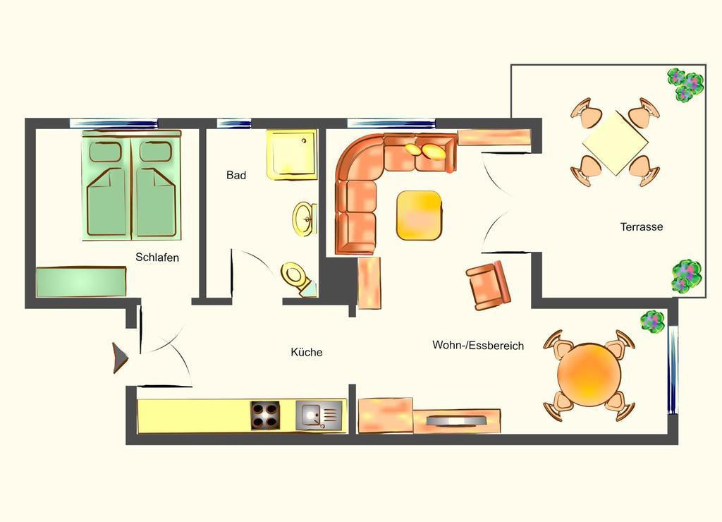 Apartment Ferienidyll 1 Heringsdorf Kültér fotó